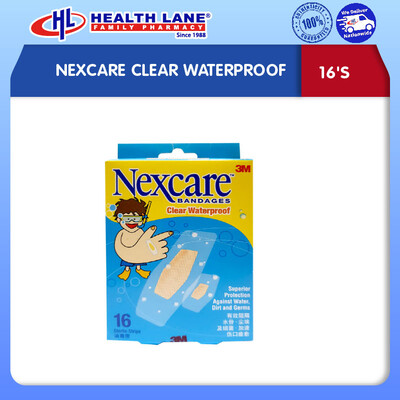 NEXCARE CLEAR WATERPROOF (16'S)